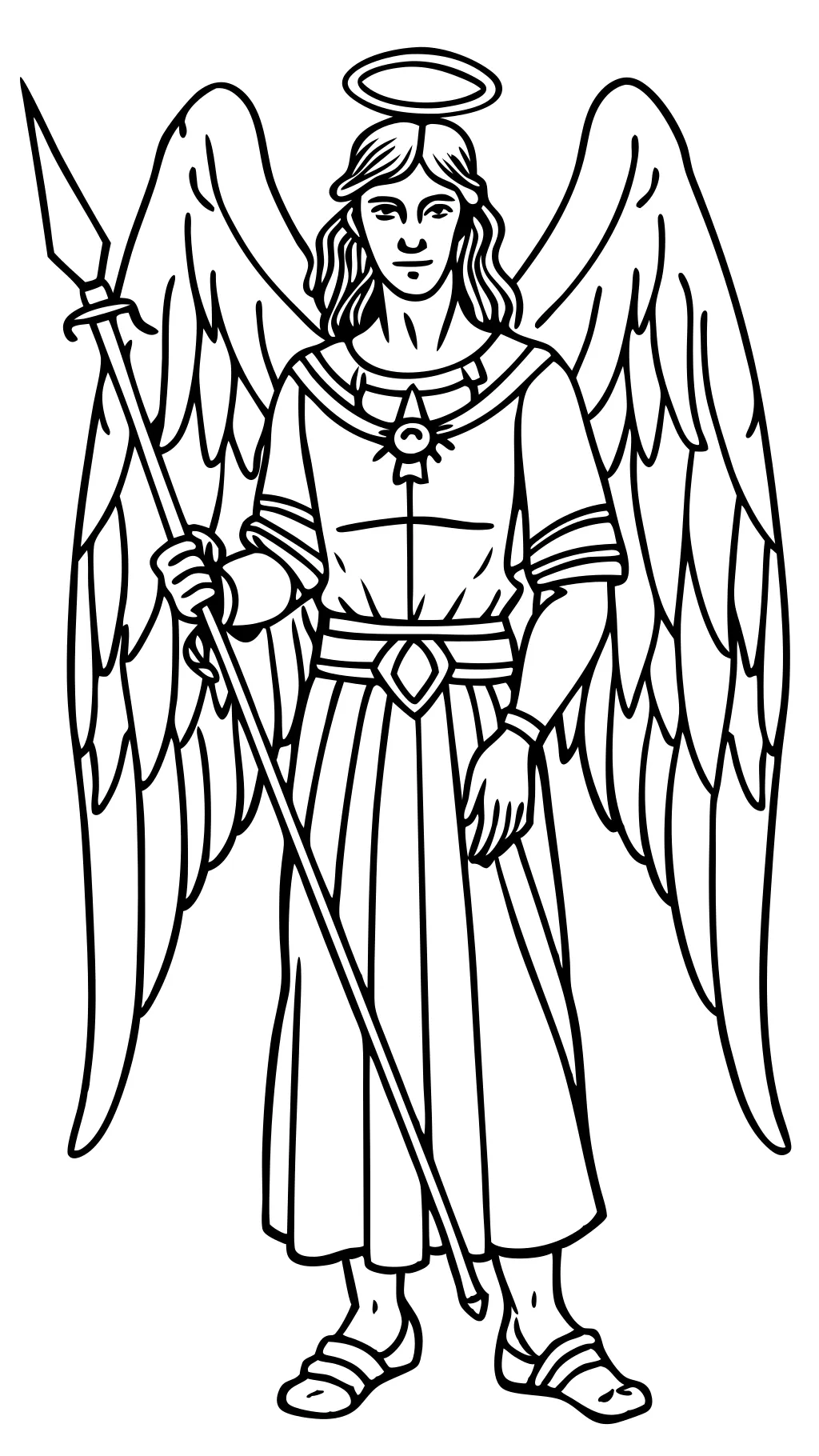 archangel coloring pages